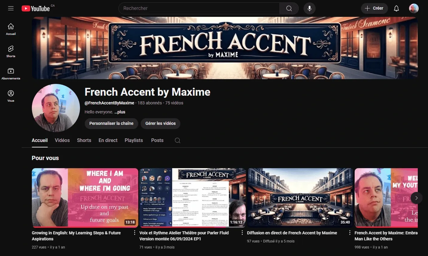 Maxime - French Accent
